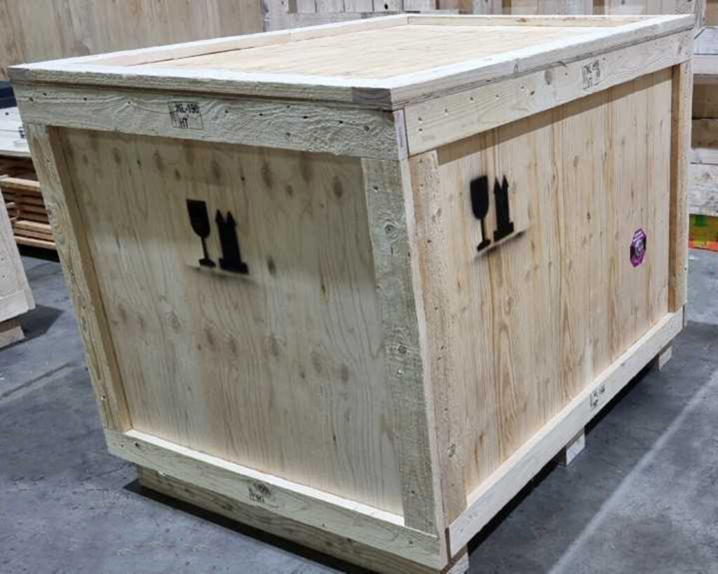 Custom case with shock indicator on the side. 